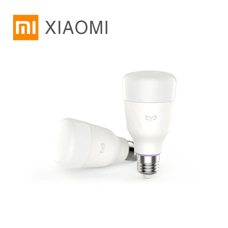 

XIAOMI MIJIA Yeelight LED Bulb E27 Smart Color Light bulbs YLDP05YL RGB led lamp Chandelier Atmosphere APP WIFI Remote Control