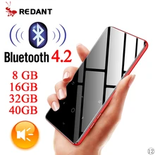 MP4 плеер Bluetooth 4,2 с динамик для наушников электронная книга fm-радио видео MP4 Музыка HiFi плеер тонкий MP 4 Walkman 8 ГБ 16 ГБ 32 ГБ 40 ГБ