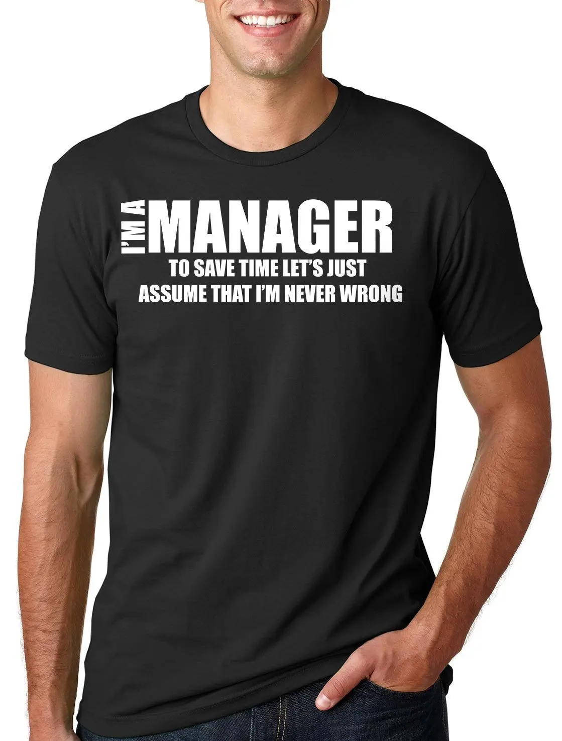 2018 Fashion Manager T shirt Funny Manager Tee Shirt T shirt Gift for