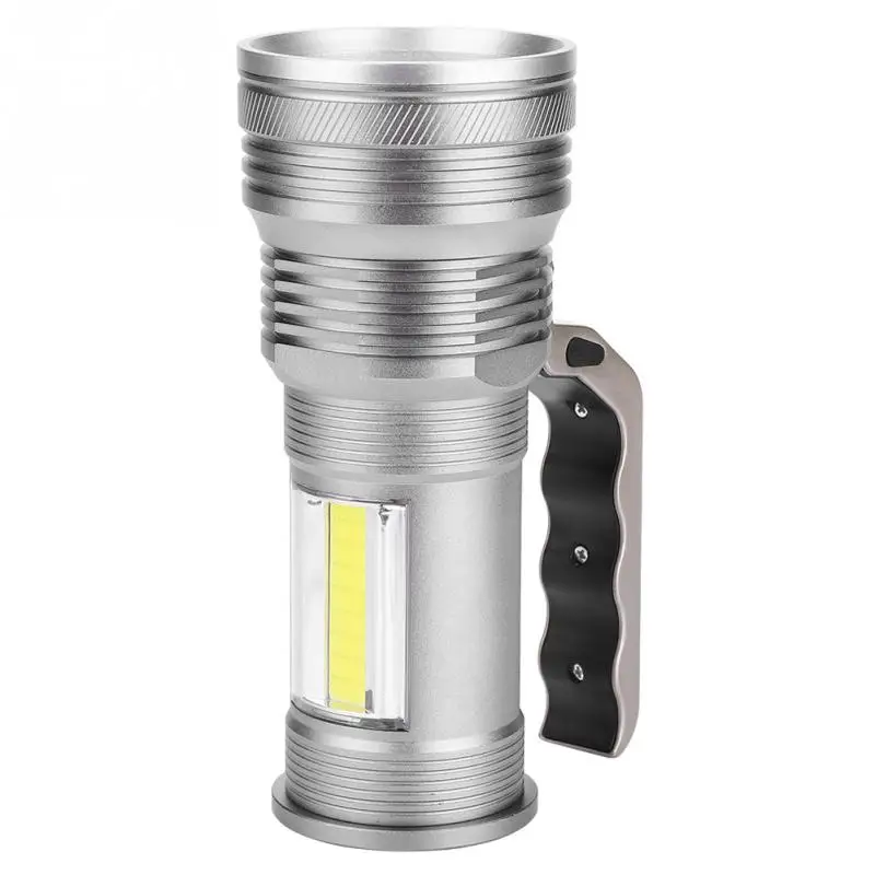 

Portable OutdoorHigh Bright LED Torch Camping Flashlight Spotlight with COB Side Light