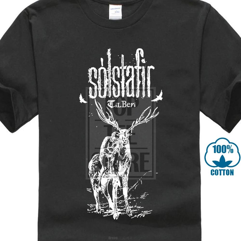 Solafir Tilberi рубашка S M L Xl Футболка Официальный Prog черная металлическая футболка