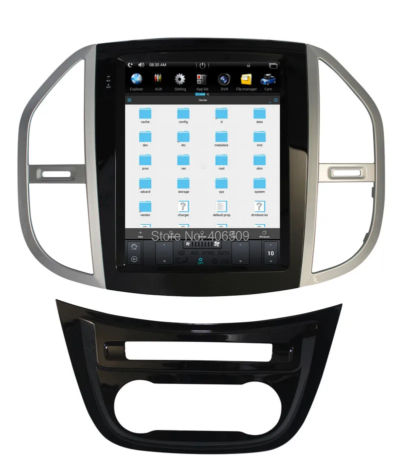 12 1 &quotвертикальный экран Android 7 Автомобильный плеер GPS навигация для Mercedes Benz Vito/Metris