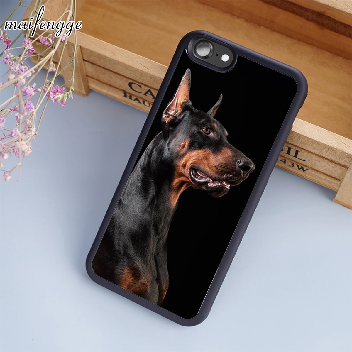 maifengge 2016 Rottweiler Dog Case For iPhone 5 6 6s 7 8 plus X XR XS