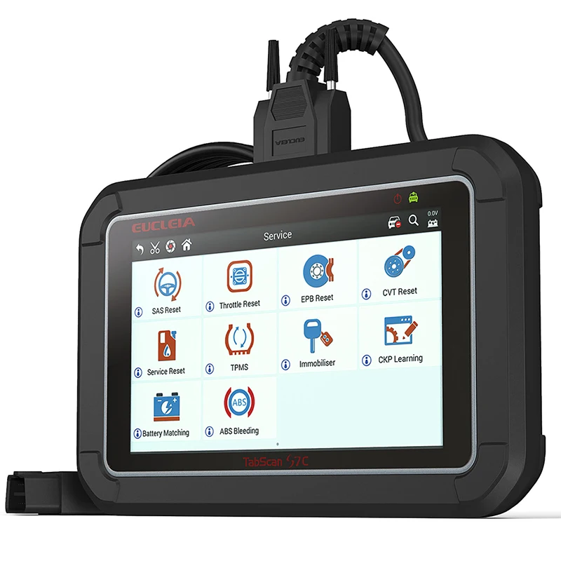 

EUCLEIA S7C Full System OBD2 Car Diagnostic Tool Professional OBD2 Auto Scanner With DPF EPB TPMS Oil Service Reset