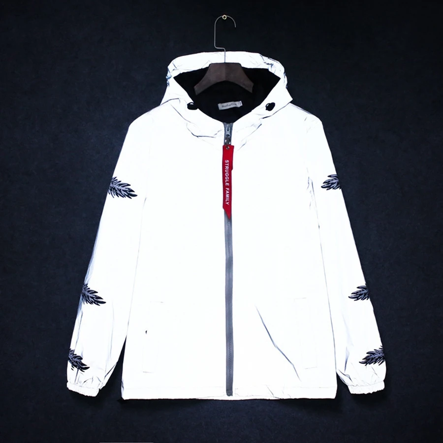 3m Reflective Jacket Men Hip Hop Anorak Streetwear Mens Jackets Japan Street Style Windbreaker Rave Clothes Jaqueta Masculina 3m Reflective Jacket Men Hip Hop Anorak Streetwear Mens Jackets Japan Street Style Windbreaker Rave Clothes Jaqueta Masculina