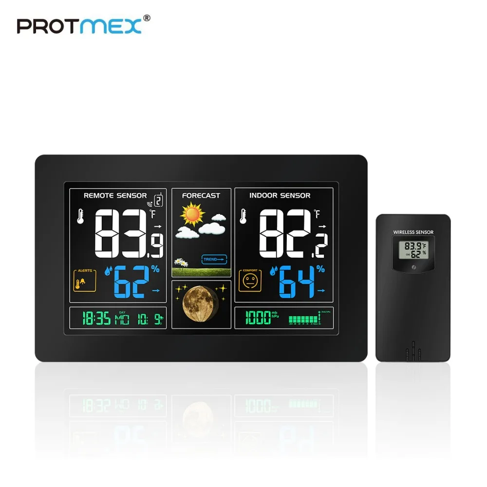 Wireless Digital Outdoor Thermometer Remote Sensor Transmits Weather Resists New