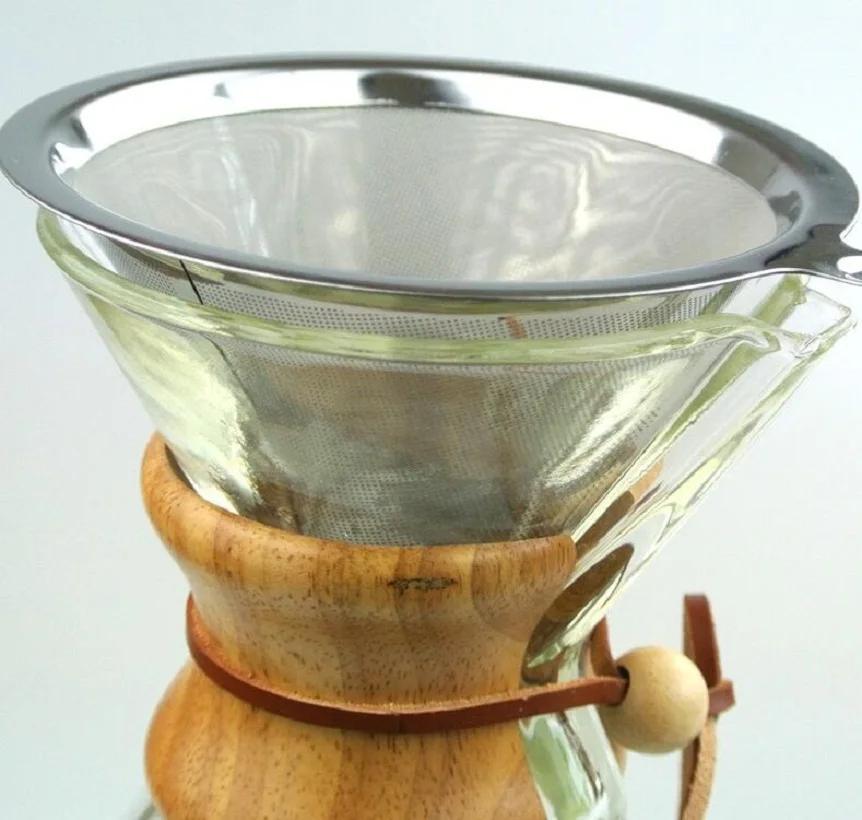 

Free Shipping 304 Stainless Steel Coffee Baskets Coffee Filter 3cups/6cups