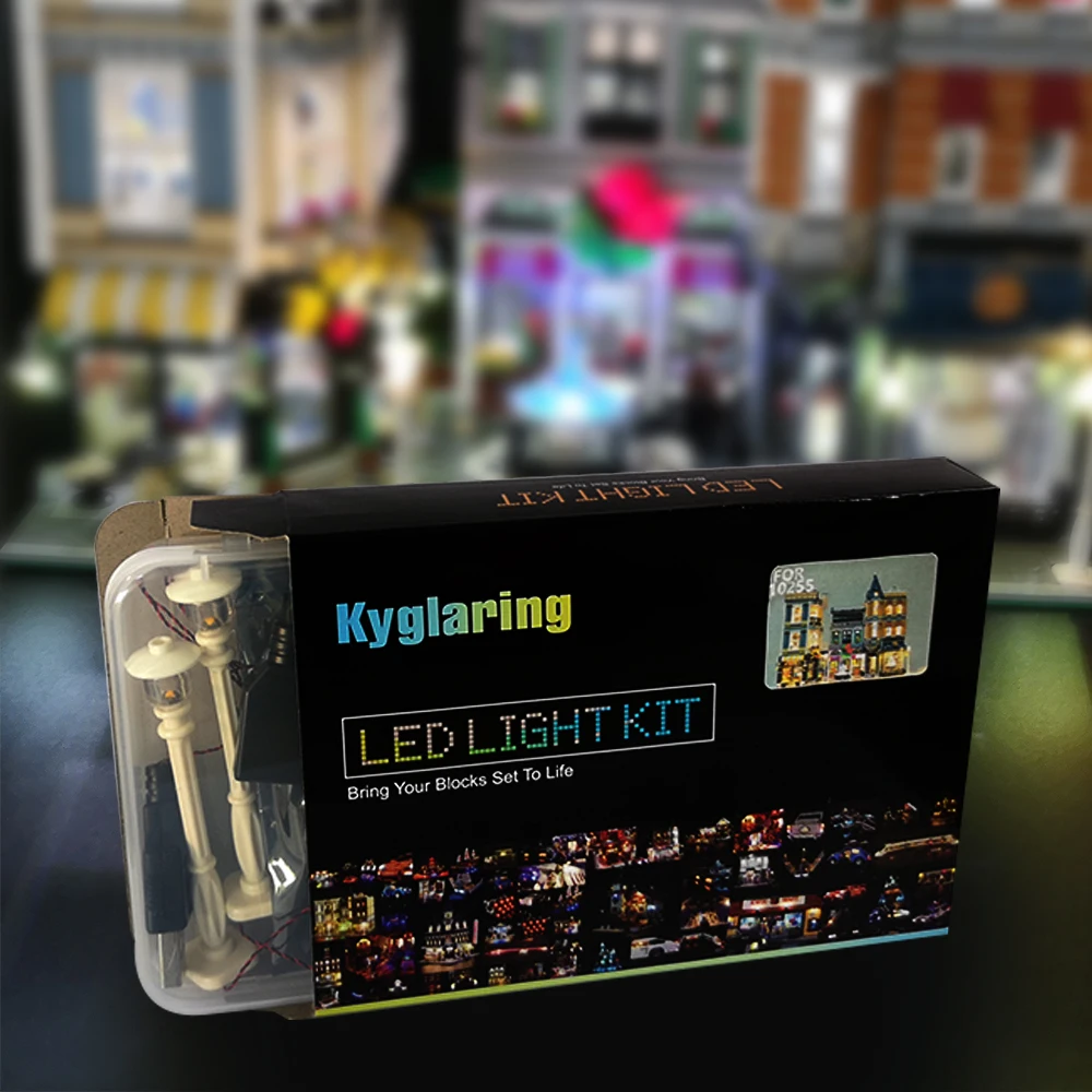 

LED light up kit for lego 10255 Compatible with 15019 City The Assembly Square Set CREATOR EXPERT(only light included)