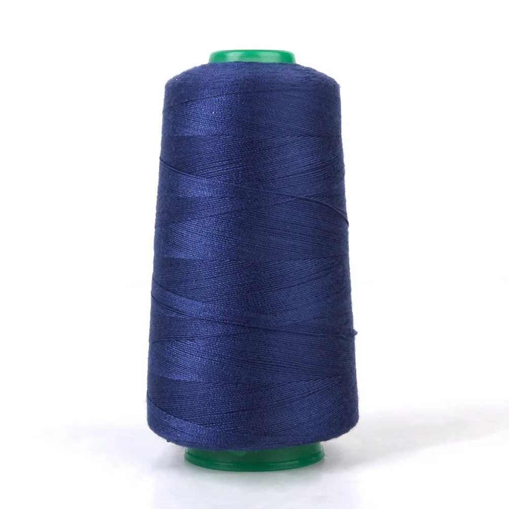 

20S/2 1 Spool Sewing Machine Industrial Polyester Jeans Sewing Thread For Sewing Machine 3000 Yards(Dark Blue)