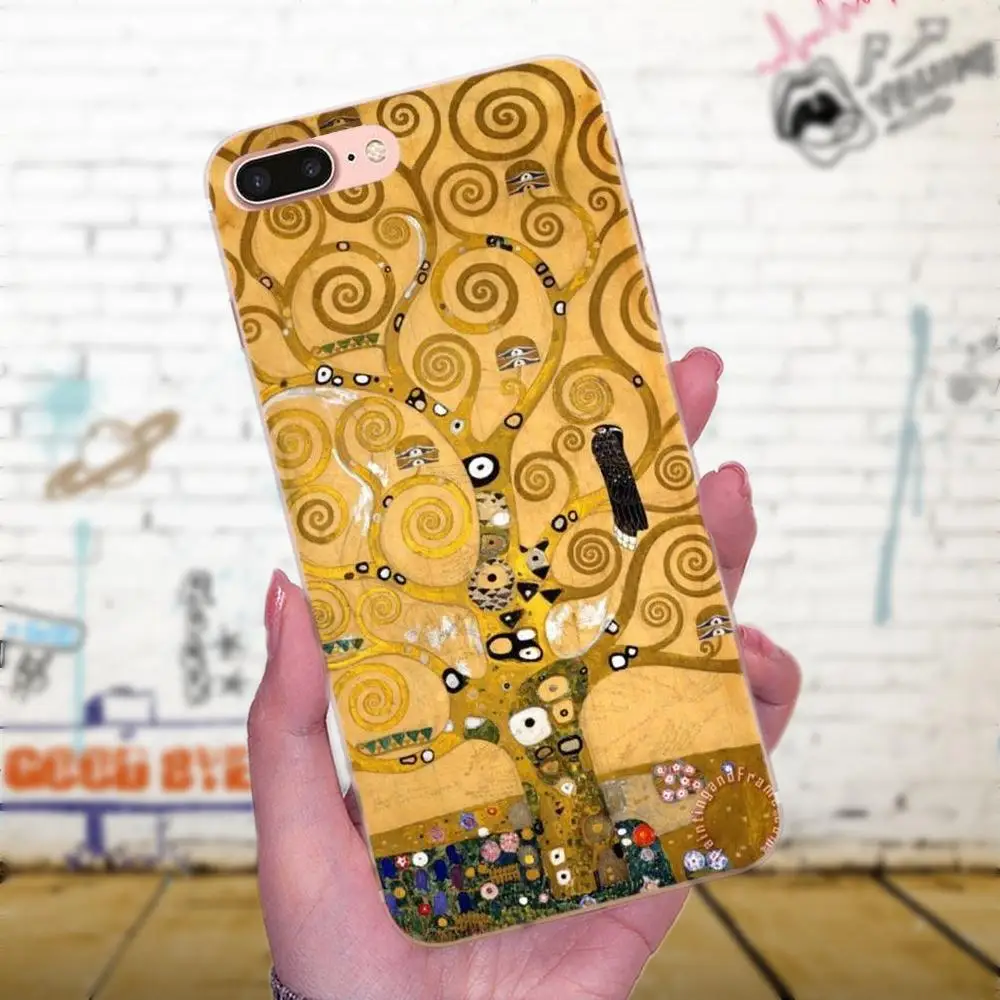 Gustav Климт Древо жизни поцелуй для LG Nexus 5 5X G2 G3 mini spirit G4 G5 G6 K4 K7 K8 K10 2017 V10 V20 V30 стилус