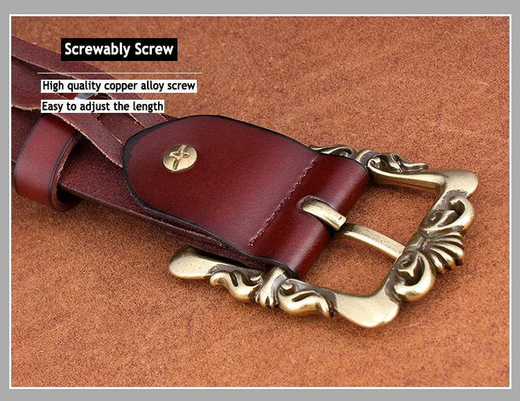 designer belts women Fashion Wide Genuine leather belts for women Vintage Floral Pin buckle Woman belt High quality second layer Cow skin jeans strap waist belt for women