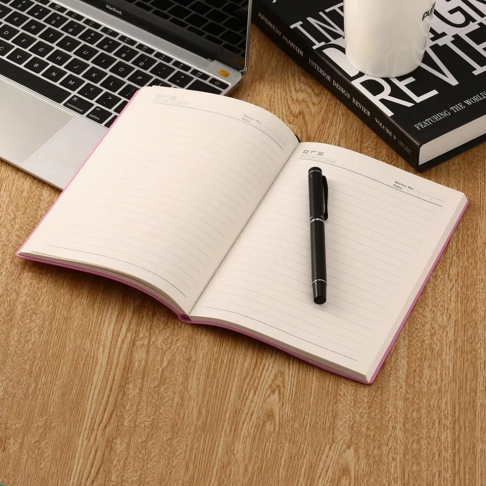 

Soft PU Leather Notebook Writing Journal A5 Portable Notebook Home Daily Office Business Travel Notepad