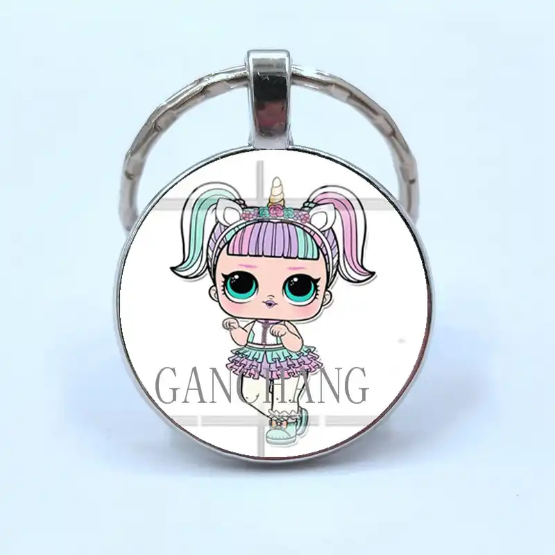 Креативная кукла сюрприз детский стакан драгоценных камней кулон брелок для ключей творческое сплав Подарочный Брелок для ключей Модные п...