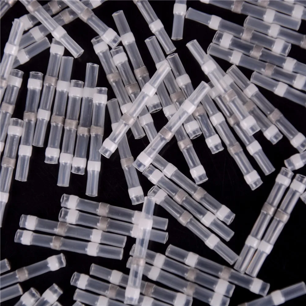 10pcs-lot-White-AWG26-24-Heat-Shrink-Butt-Splice-Connector-Solder-Sleeve-Seal-Electrical-Wire-Crimp