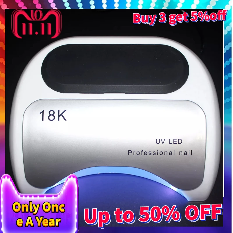 

48 W UV LED Nail lamp Nail dryer for All Gels Auto-induction Sensor Nail Quick Dryer Curing Ultraviolet Light Timer Nail Care
