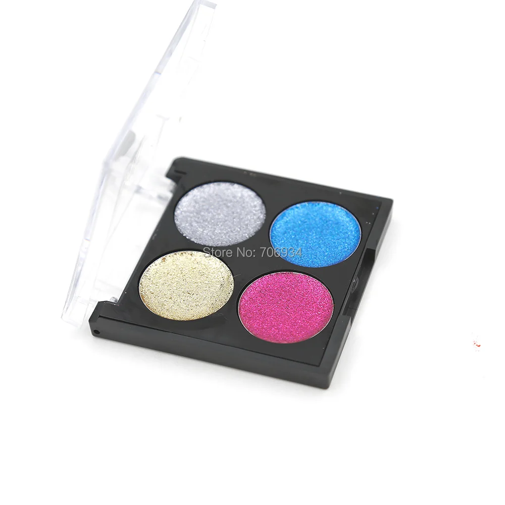 Тени для век блестящие тени 1 шт. 4 цвета макияж Набор теней 3060|glitter eye shadow|glitter