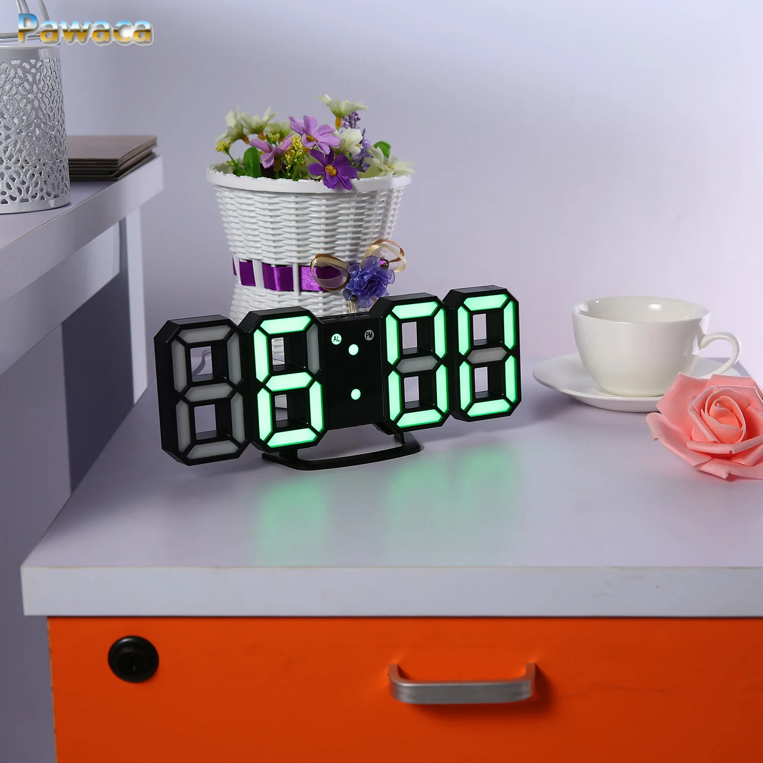 led watch time set