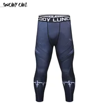 Мужские колготки для бега с 3D принтом, компрессионные легинсы для занятий спортом, бега, спорта, обтягивающие мужские брюки, штаны для фитнеса h43