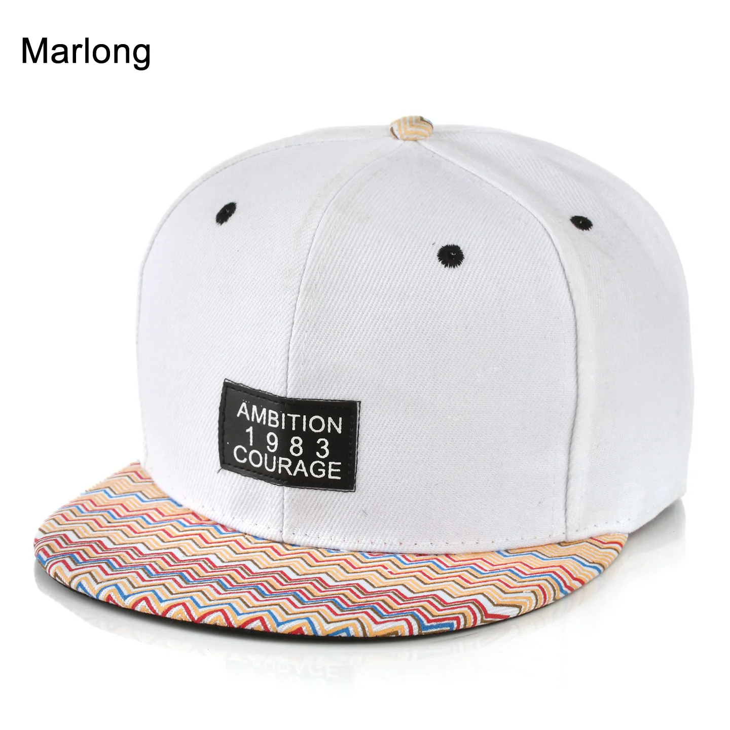 white hip hop cap