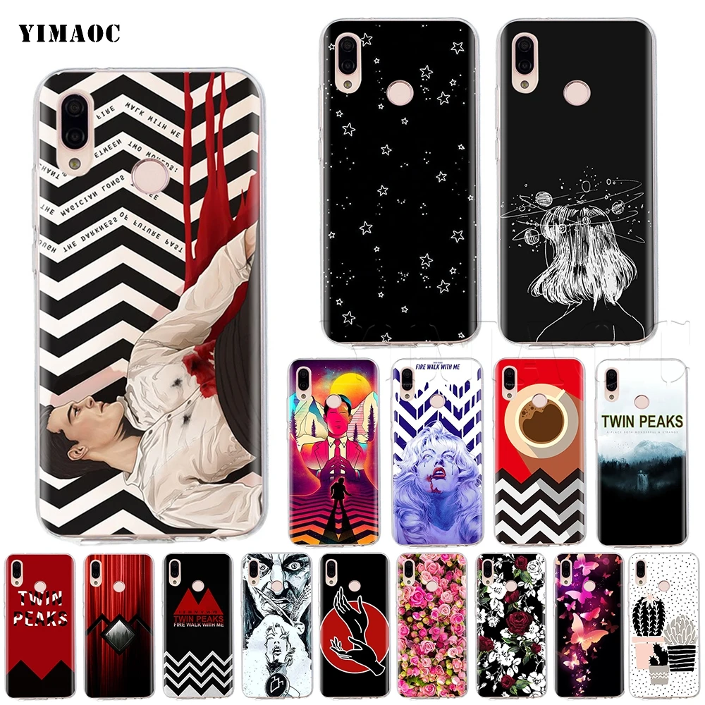 

YIMAOC Twin Peaks Fire Walk with Me Silicone Case for Huawei Honor Mate 20 6a 7a 8x 7c 7x 9 10 Nova 3i 3 Lite Pro