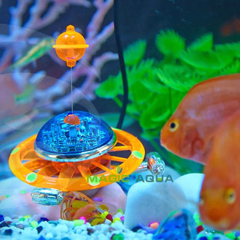 

UFO Action Figure Fish Tank Ornament Aquarium Decoration Landscape Free Shipping