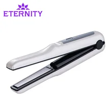 Portable Cordless USB Rechargeable Li ion Battery Mini Hair Straightener Ceramic Iron Hair Curling Straighter Tools