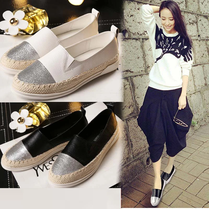 أحذية رياضية أحذية من الجلد التزلج حذاء رياضة الإناث الحوامل النساء شقة سكيت حذاء العلامة التجارية الطبيعي الجلود أحذية رياضية للنساء