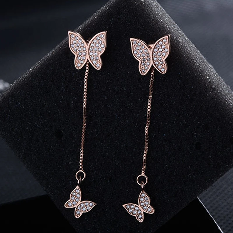 butterfly earrings dangle jewelry (4)