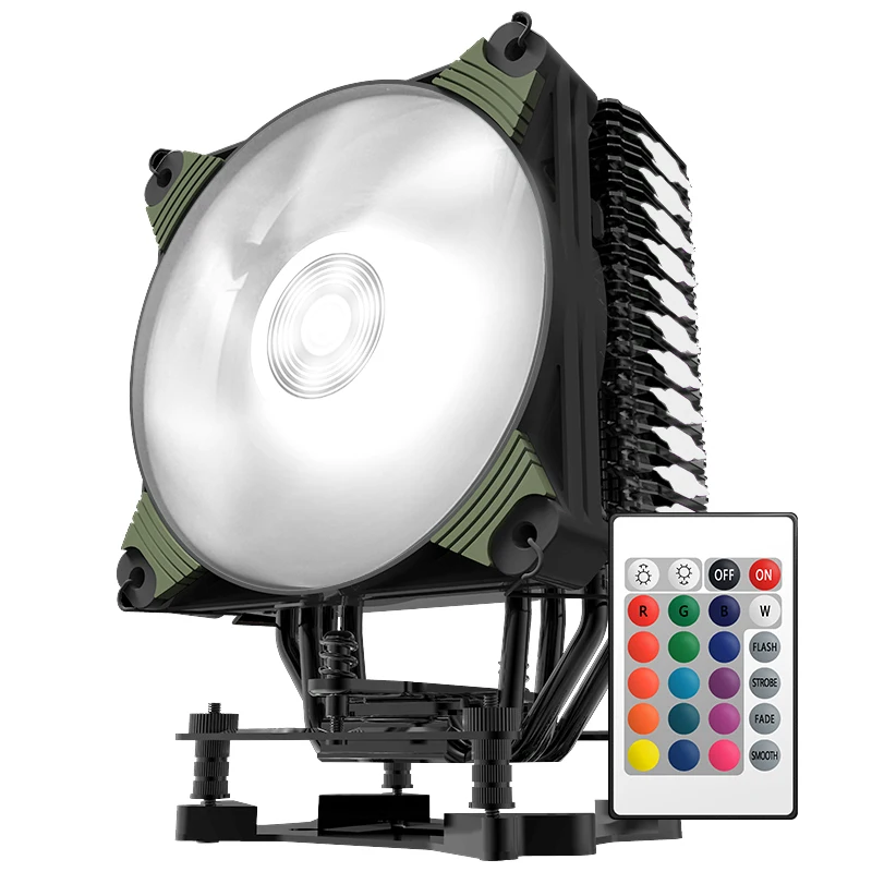 Aigo ледяной K4 Процессор охладитель TDP 300W 4 теплопроводов холодильник 4pin PWM RGB 120mm