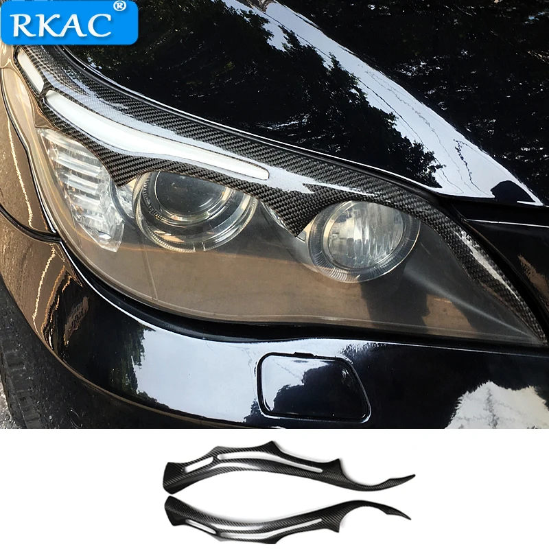 RKAC 3D Car Styling for BMW e60 5 series Carbon Fiber Headlight