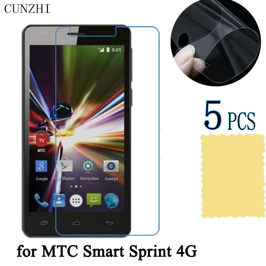 5 шт. ультратонкая Защитная пленка для MTC Smart Sprint 4G|screen protector film|protector filmscreen film |
