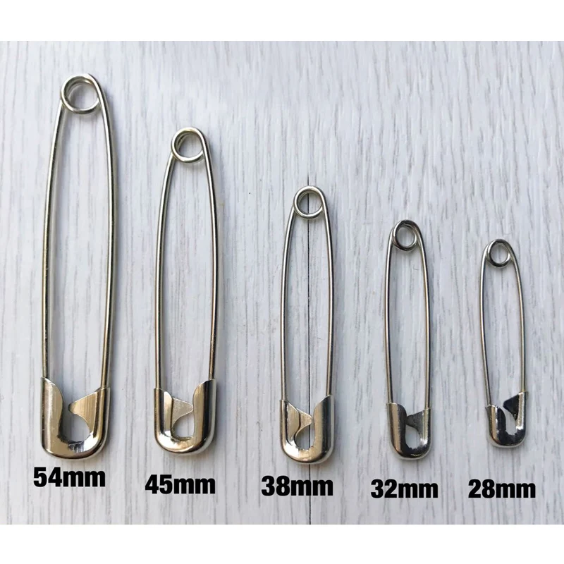 Серебряная брошь от 28 мм до 85 12 шт.|brooch findings|connector diysafety pins |