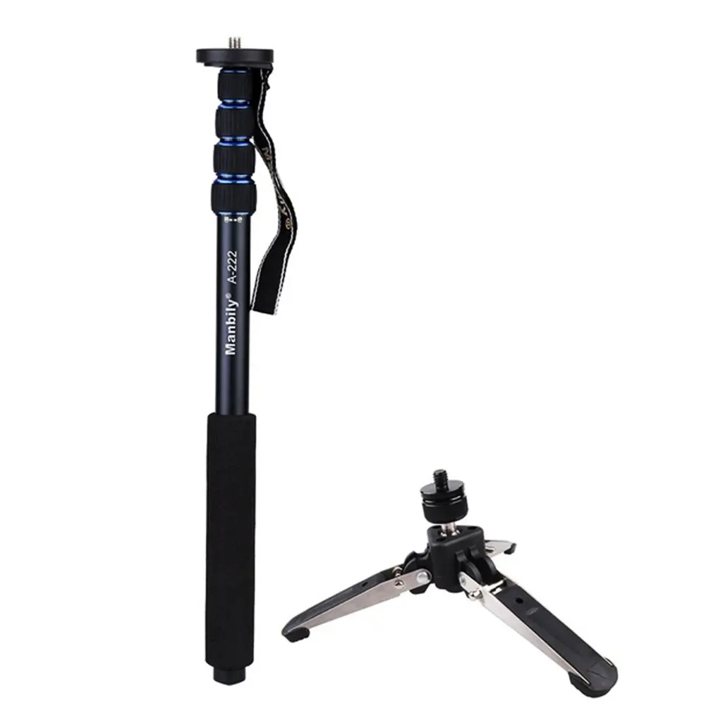 Горячая телескопическая Регулируемая монопод для фотоаппарата мини штатив для ЦЗК видеокамера