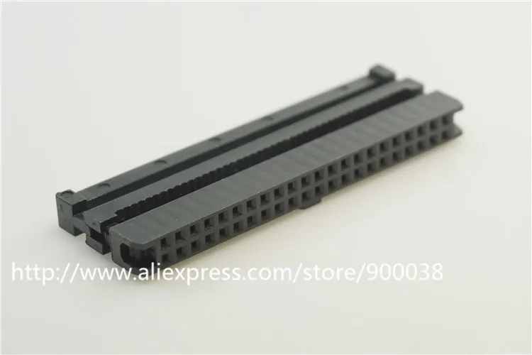 

100 Pcs 0.079" 2.0mm 44 Pin dual Row IDC Socket Female  2x22 P 44 position Rectangular connector Receptacle Ribbon Cable 28 AWG