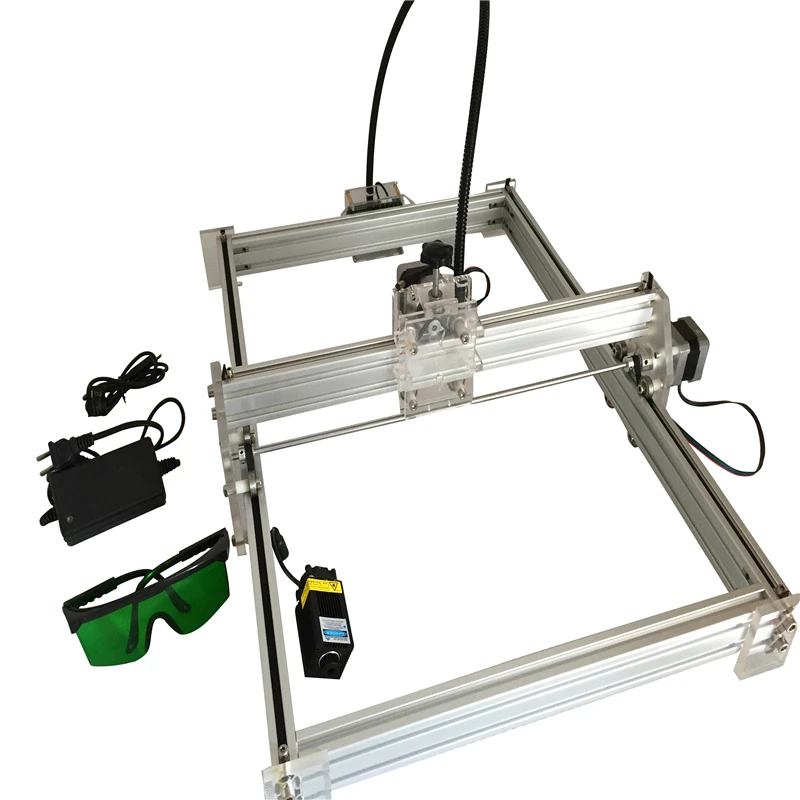 5500 МВт Desktop DIY Фиолетовый лазерной гравировки изображение CNC принтер Максимальная гравировки области 35*50 см