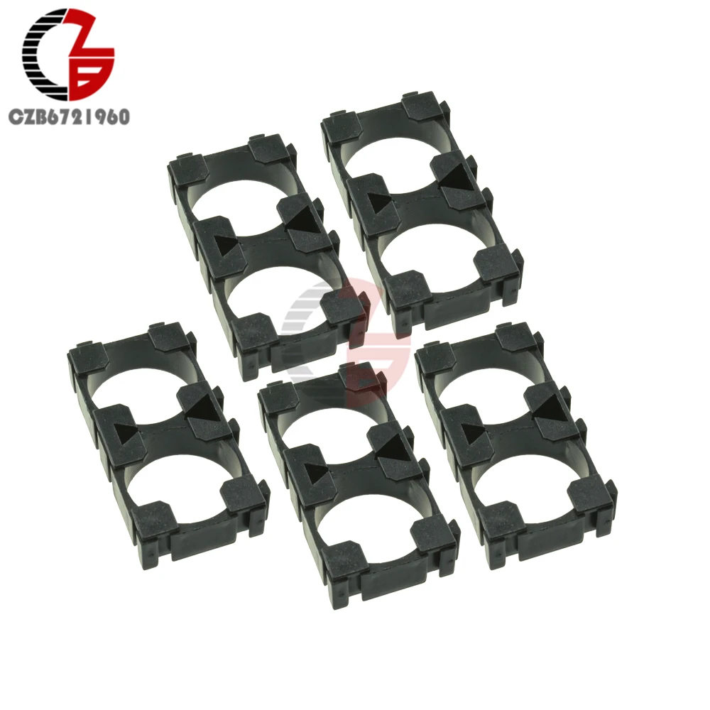 

5Pcs 18650 Li-ion Battery Holder Lithium Battery Safety Spacer Radiating Shell Storage Bracket Mayitr Suitable for 2x1 Battery