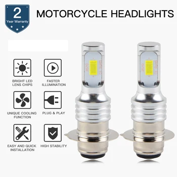 

NICECNC Motorcycle Headlight Bulbs LED For Yamaha ATV UTV Raptor 660R 700R 250 Grizzly 125 350 400 450 660 700 Banshee Wolverine