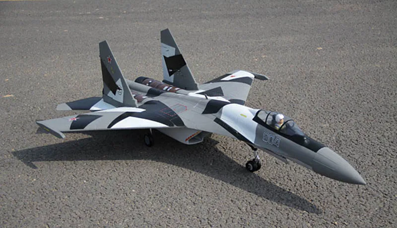 Модель самолета с дистанционным управлением Freewing Su35 SU 35 twin 70 мм EDF rc или выдвижной