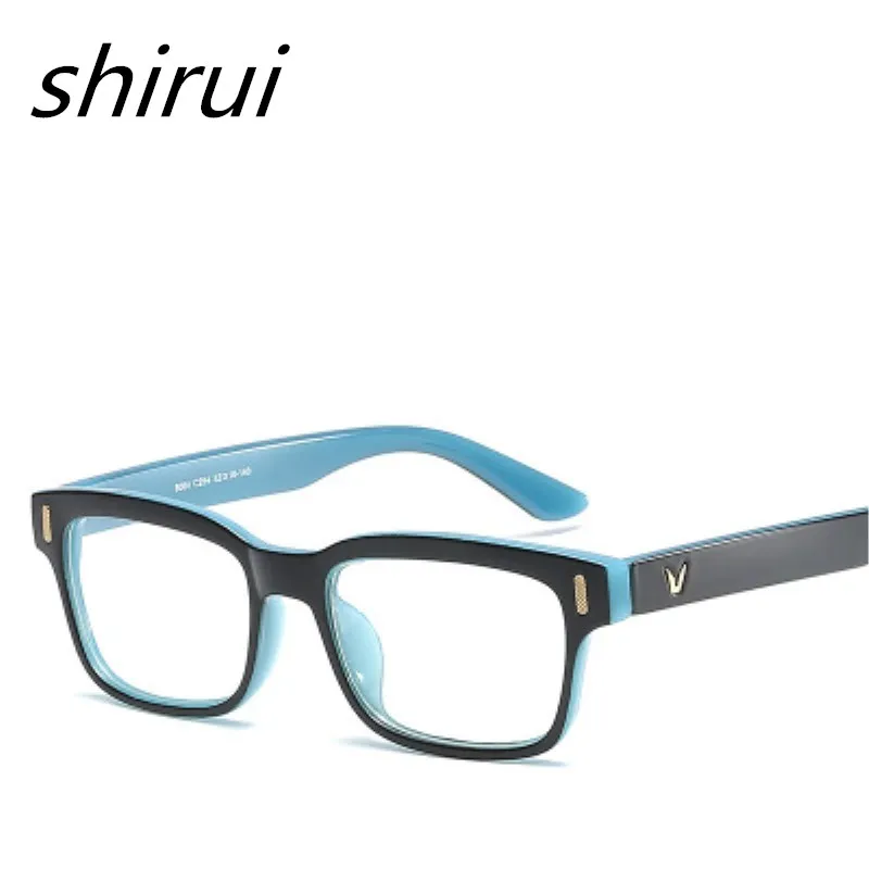 

2019 New Designer Woman/Men Glasses Optical PC Frames Rectangle Glasses Frame Clear lens Eyeware Black Blue Eye Glass