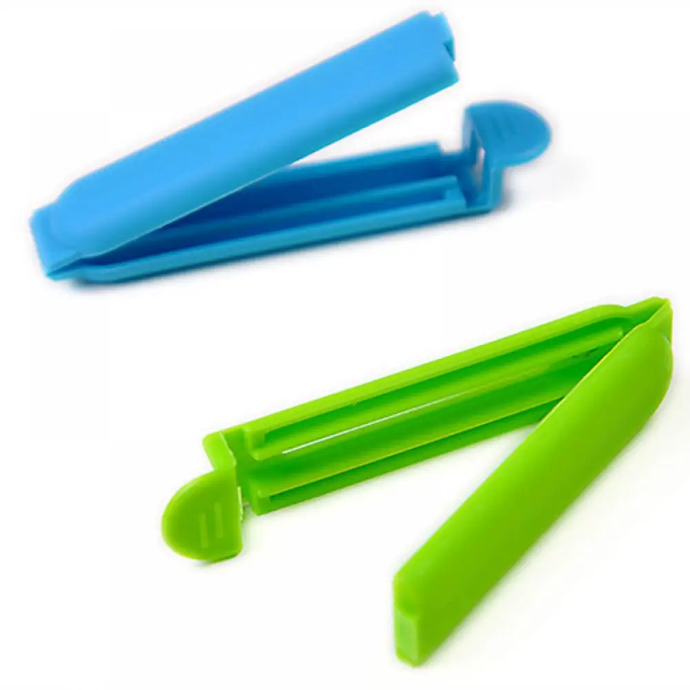 

5PCS/Lot Portable Food Clip Family Tool Keep Food Fresh Seal Bag Clip Plastic Bag Sealing Clips 7cmX1.5cm Free Shipping
