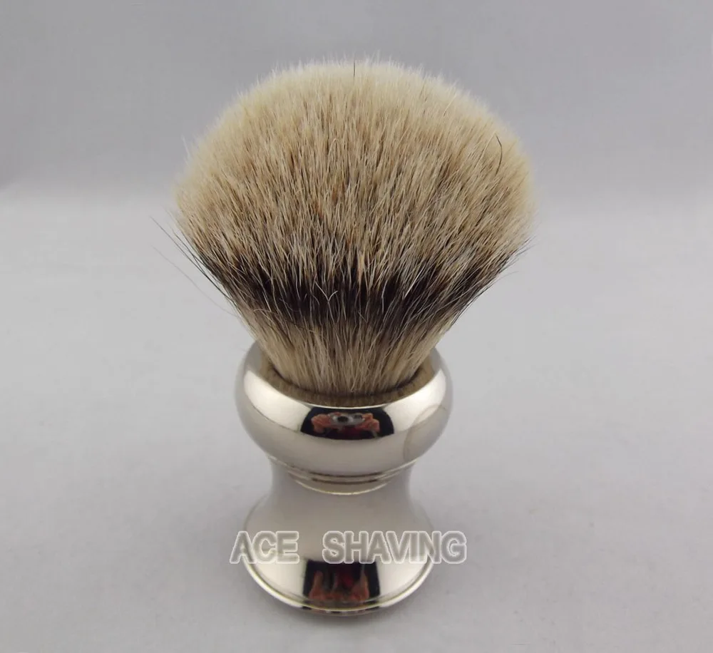 Large Size Shaving Brush Knot Size 29mm Silvertip Badger Hiar Stainless