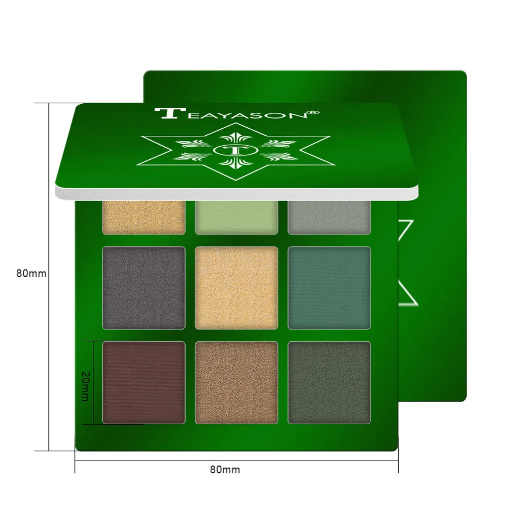 10 стилей, 9 видов цветов, матовая палитра теней для век, прессованный блеск, макияж, стойкая Палитра для глаз, для красоты, косметика# Zer