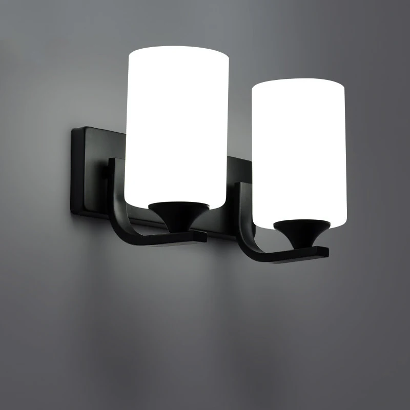  E27 LED Base Wall Lamp Single and Double Head Retro Bedside Reading Lamp Hotel Bedroom Corridor Wal - 32949709274