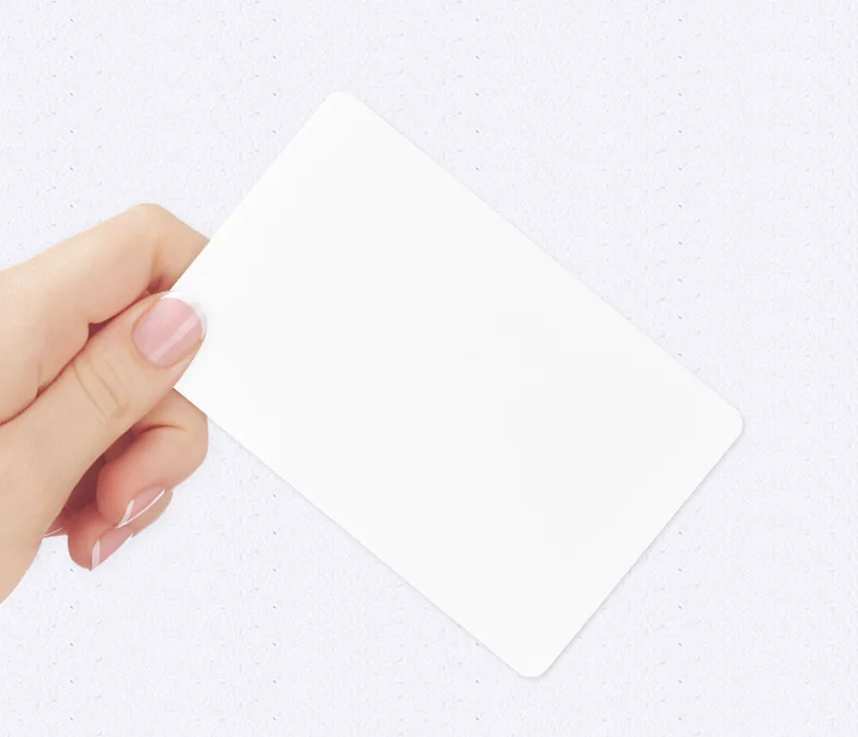 

2pcs FM1108 13.56MHZ M1 Contactless IC Card Smart Access IC Card 0.84mm Thin For Access Control System