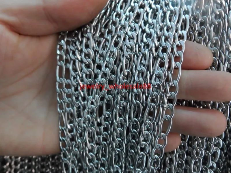В продаже 10 шт. тонкая Мужская цепь из нержавеющей стали NK figaro 24 дюйма 5 мм |