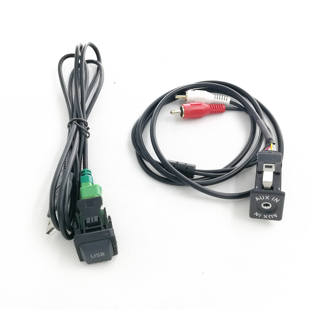 Biurlink Универсальный DIY стерео DVD Aux in переключатель аудио провод комплект USB
