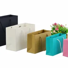 300 шт. 40*10*30 см большой черный бумажный пакет заказной печатный логотип бумажная бутик сумка шоппер с ручкой
