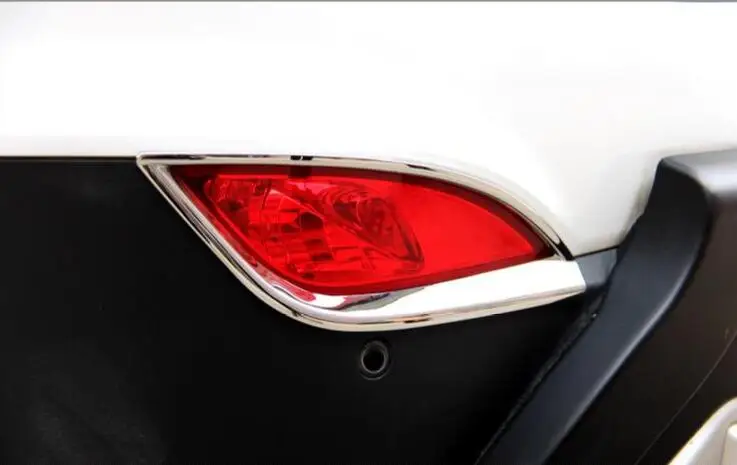 

ABS Chrome Rear Fog Lights Cover Foglight Fog lights lamp trim For Hyundai Tucson ix35 2010 2011 2012 2013 2014 2015 second gen