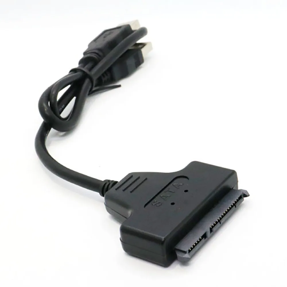 Высококачественный новый жесткий диск SATA 7 + 15 Pin 22 к USB 2 0 кабель адаптер с разъемом