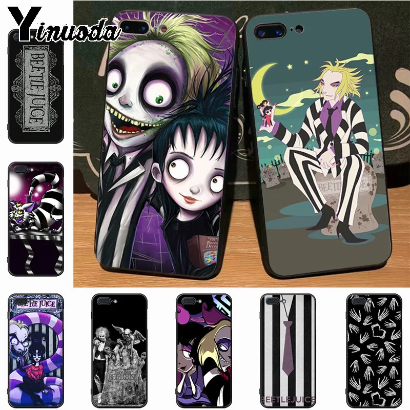 

Yinuoda Beetlejuice Handbook Hot Sale Fashion Luxury cover phone Case for Apple iPhone 8 7 6 6S Plus X 5 5S SE 5C case Cover